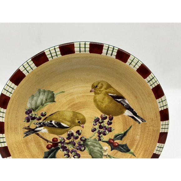 LENOX Winter Greetings Goldfinch Everyday by Catherine McClung Salad Plate - Picture 9 of 16